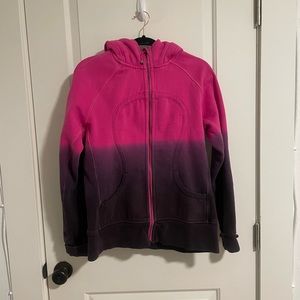 lululemon special edition ombré full zip scuba